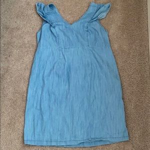 Denim-like Maternity Summer Dress